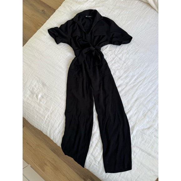 Zara Black Jumpsuit - Picture 3 of 6